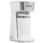 Кофеварка капельная Kitfort КТ-7411 белый/нержавеющая сталь, исп. кофе - молотый, 0.4 л, 450 Вт, фото8