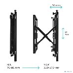 Настенное крепление ONKRON PRO7 Mдля видеостен 40”-70', черный, фото23
