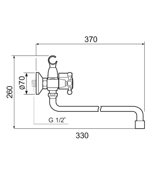 SL71-140 Смеситель для ванны