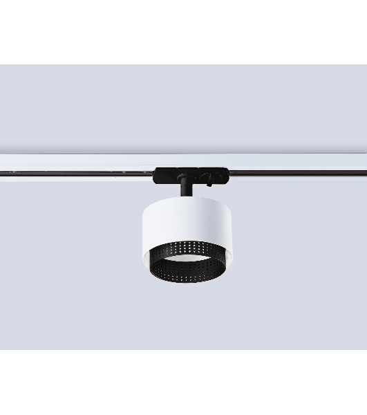 Трековый однофазный светильник Ambrella light GL5379 WH/BK белый/черный GX53 max 12W D95*130