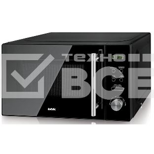 Микроволновая печь BBK 20MWS-722T/B-M/RU черный, 20 л, 700 Вт, переключатели - тактовый/сенсор