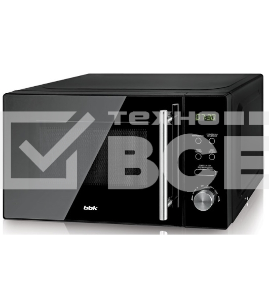 Микроволновая печь BBK 20MWS-722T/B-M/RU черный, 20 л, 700 Вт, переключатели - тактовый/сенсор