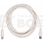 Кабель USB2.0 Buro USB A (m)/USB B (m) 5м, фото3