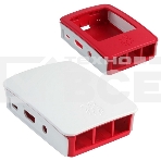 Корпус RA129 red-white для микрокомпьютера Raspberry Pi 3. ACD Red+White ABS Plastic case for Raspberry Pi 3, фото 1