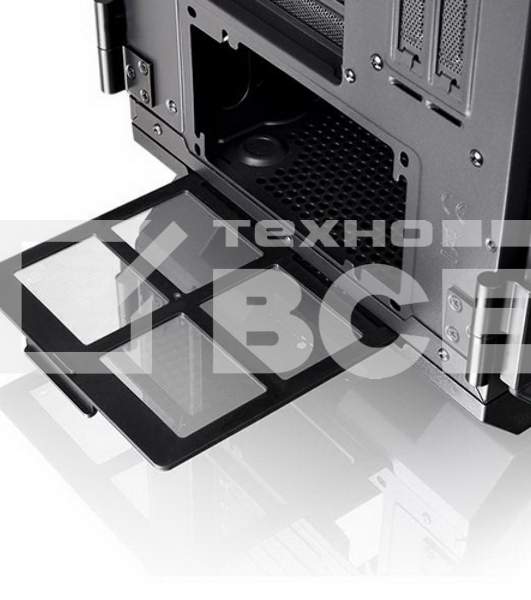 Корпус View 71 TG (840574) CA-1I7-00F1WN-00 /Black/Win/SPCC/Tempered Glass*4/Color Box/Riing 140mm Blue Fan*2
