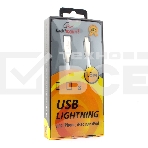 Кабель Cablexpert для Apple CC-G-APUSB01W-1.8M, AM/Lightning, серия Gold, длина 1.8м, белый, блистер, фото3