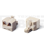 Разветвитель  US-12 RJ45 8P8C (джек) -> 2x8P8C (розетки), фото 1