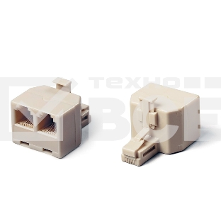 Разветвитель  US-12 RJ45 8P8C (джек) -> 2x8P8C (розетки)