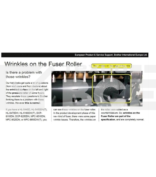 Термоузел BROTHER HL-5440/5450/5470/6180/DCP-8110/8150/8250/MFC-8510/8520/8810/8910/8950 (LU8566001/LU9953001/LU9701001/LU9216001/LY5610001)