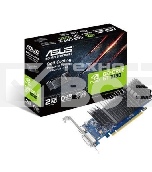 Видеокарта ASUS NVIDIA GT1030-SL-2G-BRK GT 1030 2048Mb 64 GDDR5 1228/6008 DVIx1 HDMIx1 HDCP Ret low profile