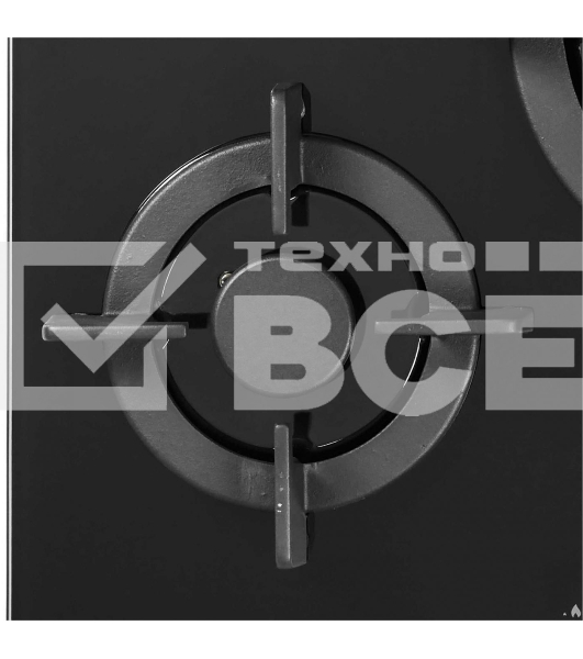 Панель варочная LEX GVG 430 BL  3 конфорки газ-контроль электроподжиг