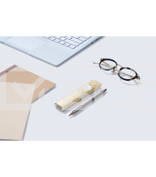 Презентер Logitech Spotlight золотистый, радиоканал, USB, кнопки - 3