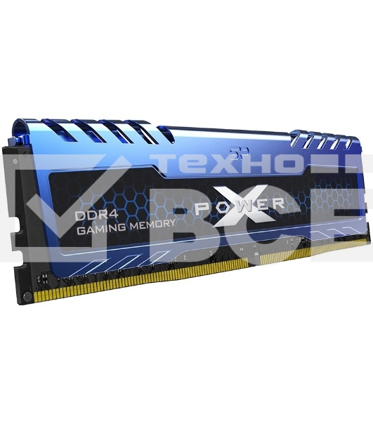 Оперативная память Silicon Power XPower Turbine, DDR4, 8GB (1x8GB), 3200MHz, CL16, с радиатором, синий/черный