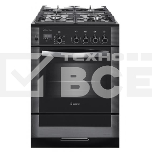 Плита газовая Gefest ПГ 6500-04 0244 черный, конфорок 4 шт, духовка 52 л, 60 см x 85 см x 60 см