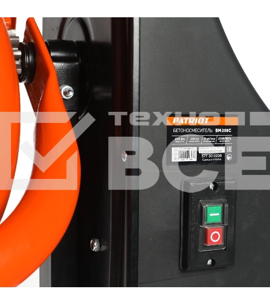 Бетоносмеситель PATRIOT BM 208C 577300208