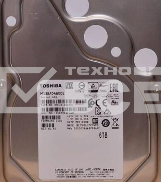 Жесткий диск Toshiba HDD SATA3 6Tb 3.5