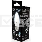 Лампа светодиодная Gauss 9.5Вт цок.:E27 свеча 220B 4100K св.свеч.бел.ней. (упак.:10шт) (103102210), фото6