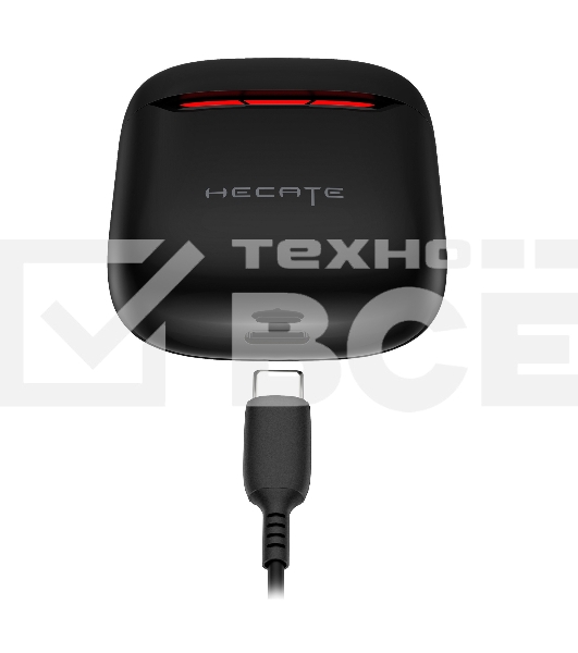 Наушники с микрофоном Edifier Hecate GM3 Plus черный вкладыши BT оголовье