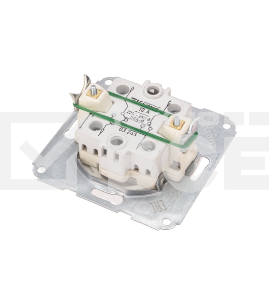 Переключатель DEA 1кл перекрест. с/у 10А мех. Бел KRANZ (1/10/120)