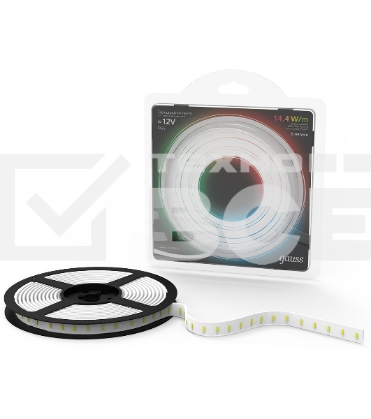Светодиодная Лента LED 5050 -SMD 14.4W 12V DC RGB IP66 (блистер 5м)