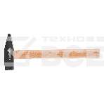 Молоток слесарный Sparta 700 г, квадратный боек, деревянная рукоятка, фото3