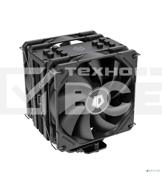 Кулер для процессора ID-COOLING SE-225-XT-BLACK-V2 черный 120мм алюминий+медь 1800rpm 35.2db 4-pin 220W 154мм
