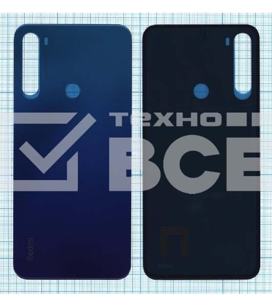 Задняя крышка для Xiaomi Redmi Note 8 синяя