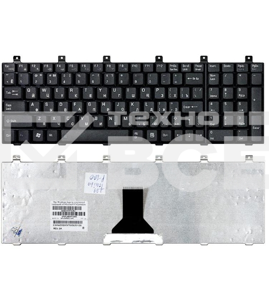 Клавиатура для ноутбука Toshiba Satellite M60 M65 P100 P105 черная