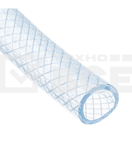 Шланг поливочный прозрачный армированный 3-х слойный, 3/4