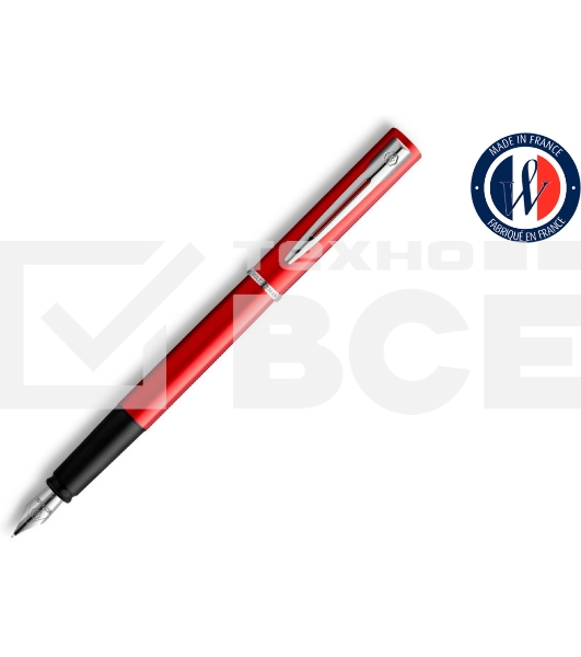 Ручка перьевая Waterman Graduate Allure (CW2068194) LaqRed CT F сталь нержавеющая подар.кор.