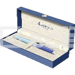 Ручка перьевая Waterman Hemisphere Colour Blocking (2179924) Blue CT сталь нержавеющая F подар.кор., фото4