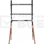 Подставка для телевизора Cactus CS-ST1247BKWN черный/орех 49