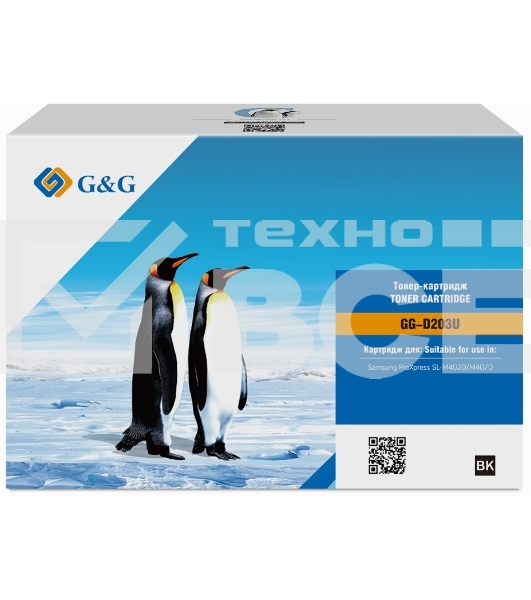 Картридж лазерный G&G GG-D203U черный (15000стр.) для Samsung ProXpress M4020/M4070