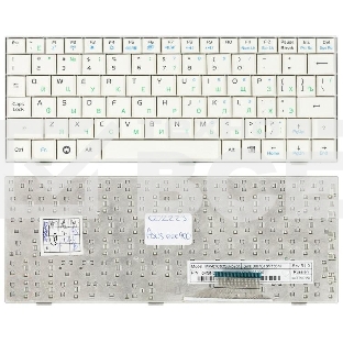 Клавиатура для ноутбука Asus Eee PC 700 701 900 901 белый