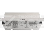 Встраиваемая вытяжка Kuppersberg SLIMDUAL 60 W, телескопическая, 60 см, High-Tech, макс. Производительность 750 м3/ч, 2 скорости, механическое управление, светодиодное освещение, уровень шума 51 дБ, нержавеющая сталь, фото2