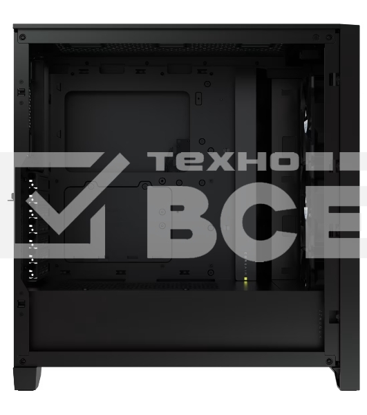 Компьютерный корпус Corsair iCUE 4000X RGb CC-9011204-WW Tempered Glass Mid-Tower, Black