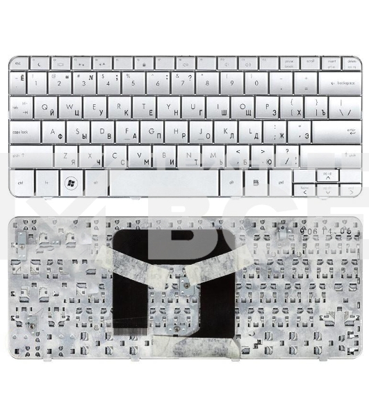 Клавиатура для ноутбука HP Mini 311 Pavilion DM1 DM1-1000 DM1-1100 DM1-2000 серебристая