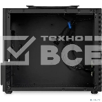 Компьютерный корпус без блока питания HSPD M210, Mesh Mid Tower, черный, 0.7 SPCC, 1x90мм mATX, mITX 140/280/150мм 1x2.5