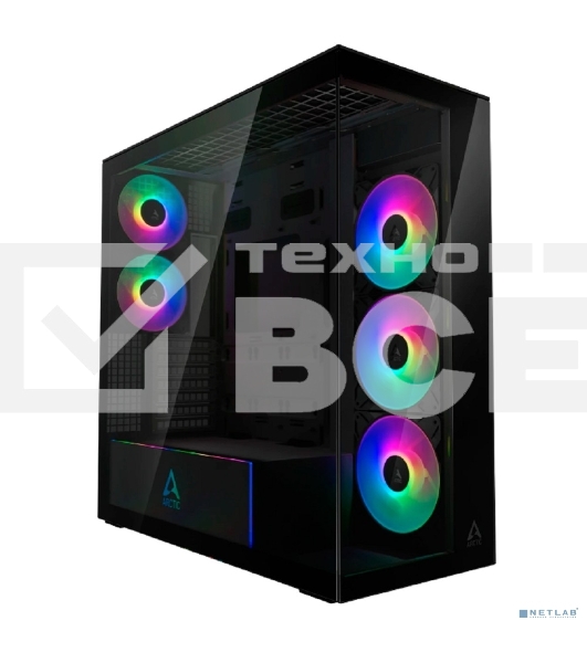 Компьютерный корпус Arctic Cooling ARCTIC Xtender (Mirror Black) арт. ACPCC00018A