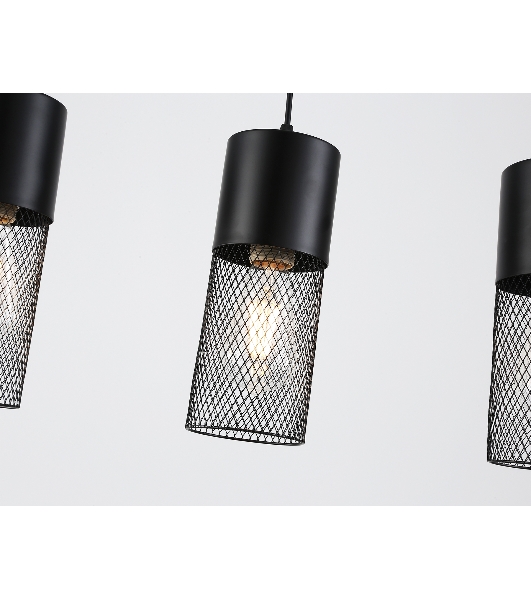 Светильник Ambrella light TR8501/3 BK черный E27/3 max 60W 550*100*1000