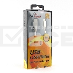 Кабель Cablexpert для Apple CC-G-APUSB01W-3M, AM/Lightning, серия Gold, длина 3м, белый, блистер, фото3