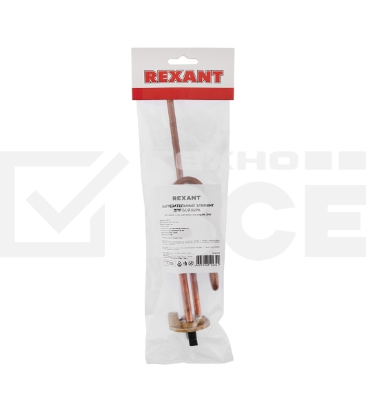 Нагревательный элемент для бойлера ТЭН RCA 2,0 кВт, фланец М6, 48 мм Rexant