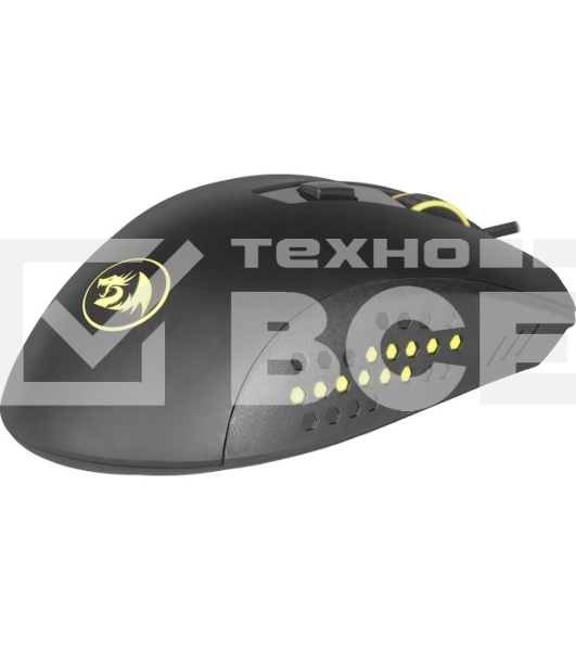 Мышь проводная REDRAGON Gainer черный, 3200 dpi, USB, кнопки - 6