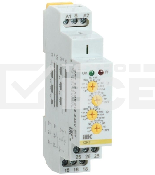Реле циклическое ORT 2 конт. 12-240В AC/DC ИЭК ORT-S2-ACDC12-240V