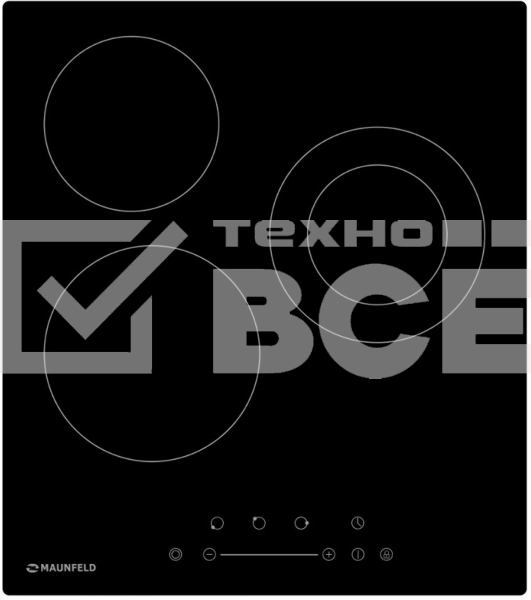 Варочная электрическая панель Maunfeld EVCE.453.D-BK