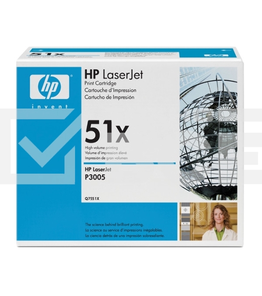 Картридж лазерный HP Q7551XD черный двойная упаковка для LaserJet P3005/M3027mfp/M3035mfp 2 x 13000стр.