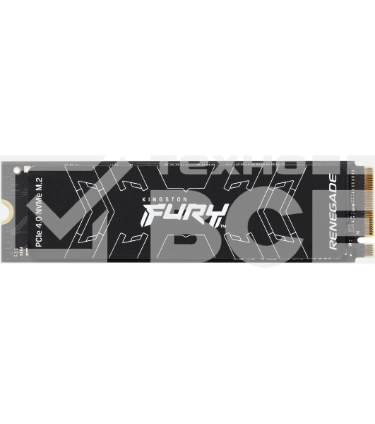 Накопитель SSD Kingston Fury Renegade SFYRD/2000G, 2 ТБ, M.2 2280, PCIe 4.0 x4, NVMe, R/W 7300/7000, с радиатором