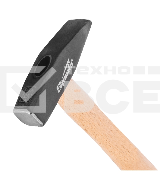 Молоток слесарный Sparta 700 г, квадратный боек, деревянная рукоятка