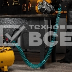 Полиуретановый спиральный шланг профессиональный BASF, 10 м, с быстросъемными соединениями Stels, фото3