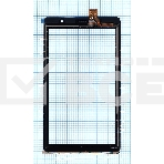 Сенсорное стекло (тачскрин) для Alcatel 9013x черное, фото 1